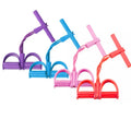 Home Fitness Pedal Puller 4 /6 Tubes Resistance Exercise Bands Yoga Equipment Pedal Leg Pullers