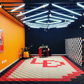 Auto Garage Tiles Plastic Interlocking Car Wash Detailing Workshop Drain Floor 40x40cm