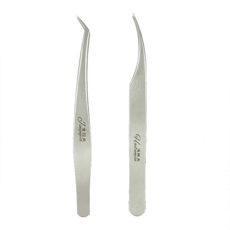 Yucagci Wholesale Eyelash Tweezers Private Label Eyelash Tweezers Eyelash Extension Tools