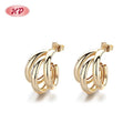 Wholesale Earrings Women Sophisticated  Women'S Drop Stud 18K Gold Plated Earrings Wholesale Fashion Jewelry for Women
