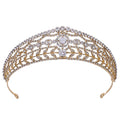 2022 Hot Selling Luxury Zircon Pageant Tiaras Wedding Bridal Princess Headband Women Hair Jewelry