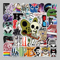 50PCS Factory Direct Sales Creative Personality Decorative Trendy Sticker Notebook Desktop Cup Refrigerator Sticker