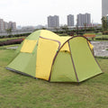 New Design One Room One Hall Outdoor Camping Tourist Mountaineering Tent Double-decker Multi-person Tent with 5-6 People
