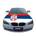 48h Fast Delivery Custom Size Engine Flags 100%Polyester Cover Rearview Mirror Custom Serbian Serbia Car Hood Flag