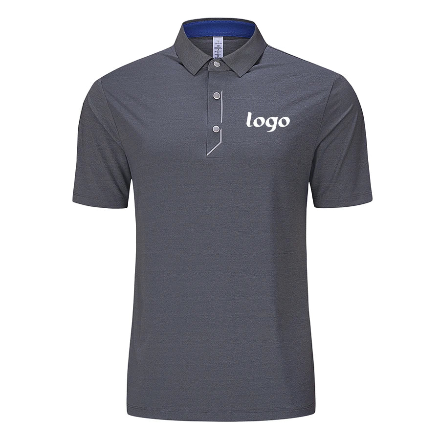 Lidong Custom Top Grade Summer for Polo Shirts for Men New Breathable Plain Design Loose Fit Knitted Fabric
