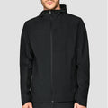 OEM Wholesale Custom 100% Polyester Outdoor Hiking Running Wear Zip up Pocket Black Men Windbreaker Jackets