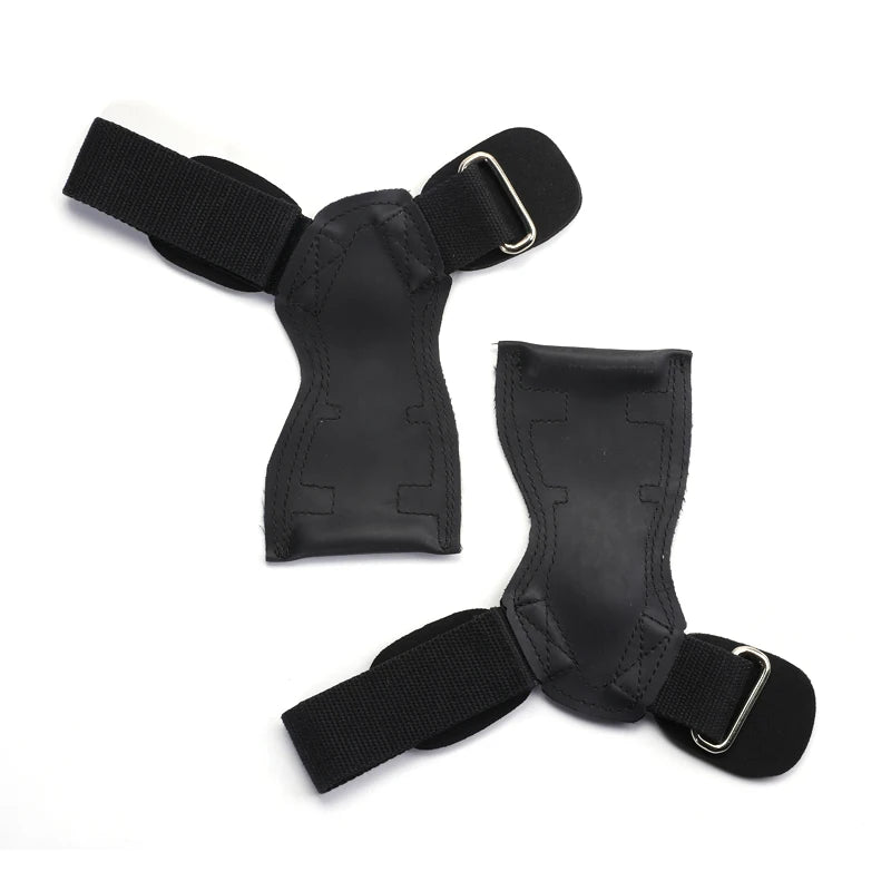 LS0764-Y Workout Weight Lifting Hand Grips Rubber Pad Palm Padded Protector Guard Wrist Straps Fitness Safety Product