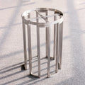 Custom New Design Stainless Steel Tea Table Frame Gold Brush Metal Coffee Table Base for Outdoor Living Room Bedroom Furniture
