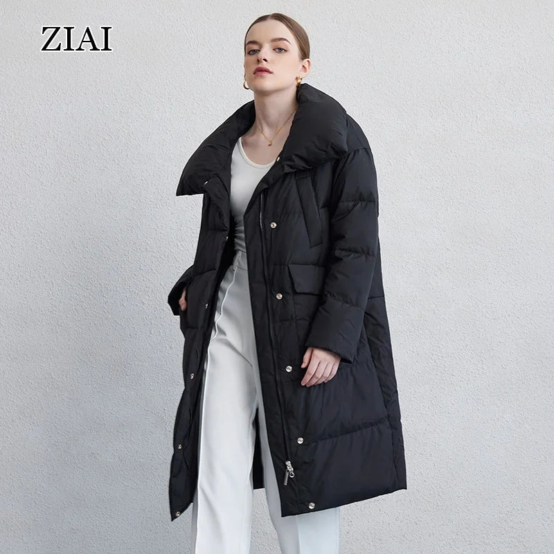 Winter Clothes for Women Thick Coat Jacket Warm Fashion Solid Color Waterproof Coat