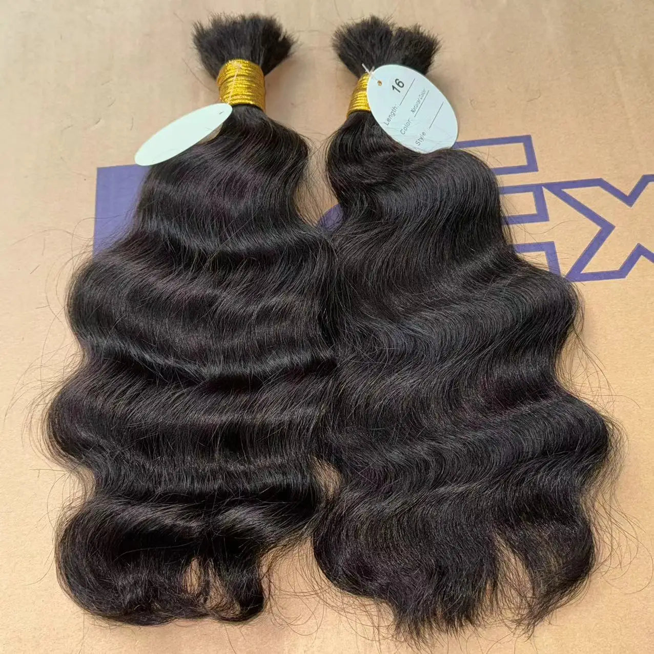 Single Donor Raw Cambodian Human Hair Wholesale Indian Curly Braiding Hair Natural Wavy No Weft Raw Burmese Curly Hair Bulk