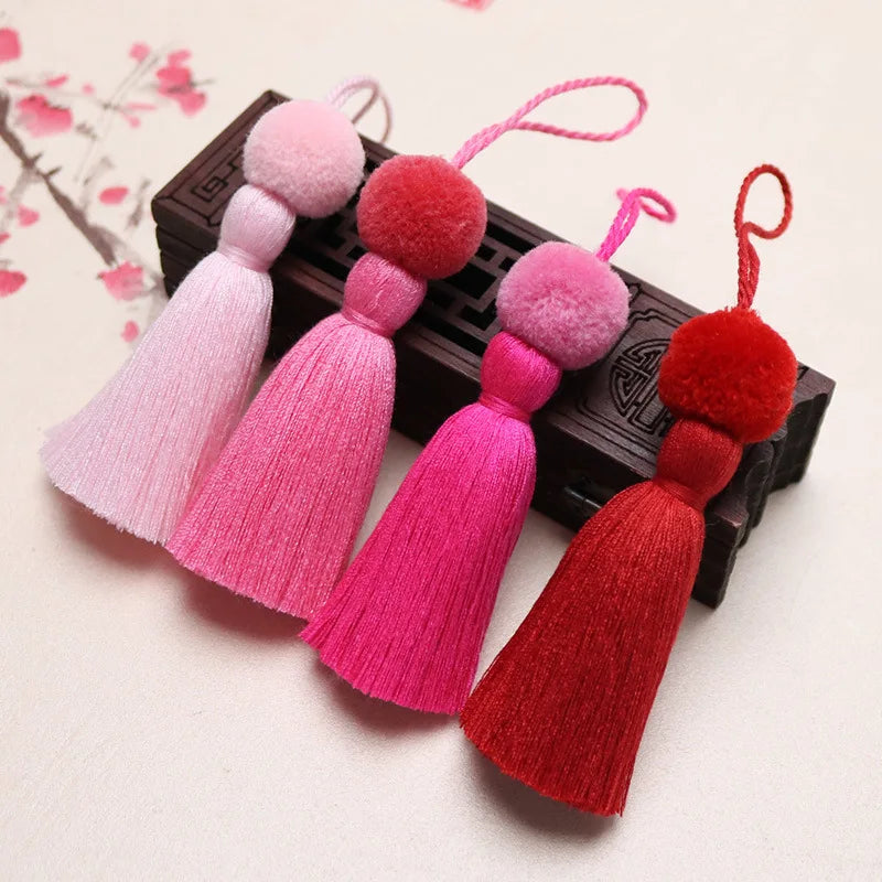 Wholesale Colorful Pompones Tassel Cotton Tassel for Clothing Bag Keychain Decoration