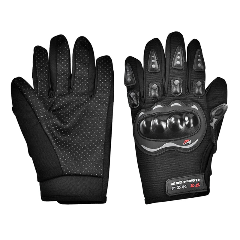 Motorcycle Riding Gloves Full Finger Non-Slip Touchscreen Compatible Breathable Mesh Polyester/ Unisex Summer Gloves