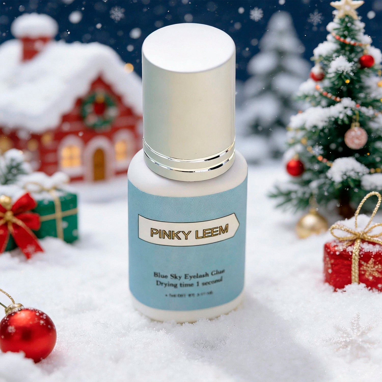 Pinky Leem Latex Free Waterproof Long Lasting 0.5~1s Wholesale Eyelash Glue Private Label Blue Eyelash Glue
