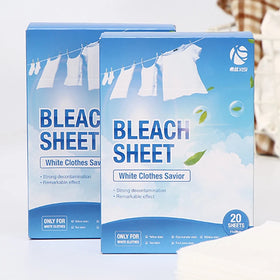 New Laundry Whitening Detergent Fabric Bleach Sheets