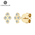 Special New Arrival Silver 925 Wedding Jewelry GRA Certification Full Moissanite Diamond Stud Earrings for Women