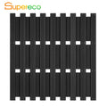 French Style Cloture De Wpc Jardin Composite Wood Fence Exterior 3D Modeling Service Included for Yard Use