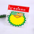 Wholesale Promotion Paper Price Tag Supermarket Price Label Explosion Pop Price Cards Ready to Ship