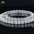 In Stock Mens Jewelry With GRA Iced Out Jewelry Tennis Bracelet 925 Silver Moissanite 3mm 4mm 5mm Vvs Diamond Charm Bracelet