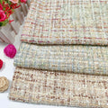 100% Polyester Jacquard Eyelash Yarn Small Sachet Woven with Tweed Fabric for Sofa Garment Production Bags Home Textiles