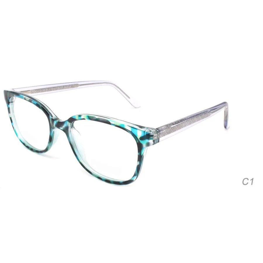 2024 Vintage Fashion Custom High-quality Square Eyeglass Frames CP Injection for Women