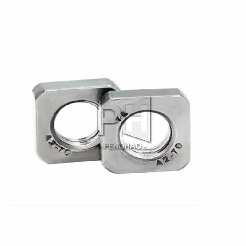 DIN557 M3 M4 M5 M6 M8  Stainless Steel square Nuts