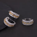 W0383 Wholesale Fine Jewelry Rhodium Plated S925 Sterling Silver Citrine Luxury Designs Yellow Color Gemstone Jewelry Set