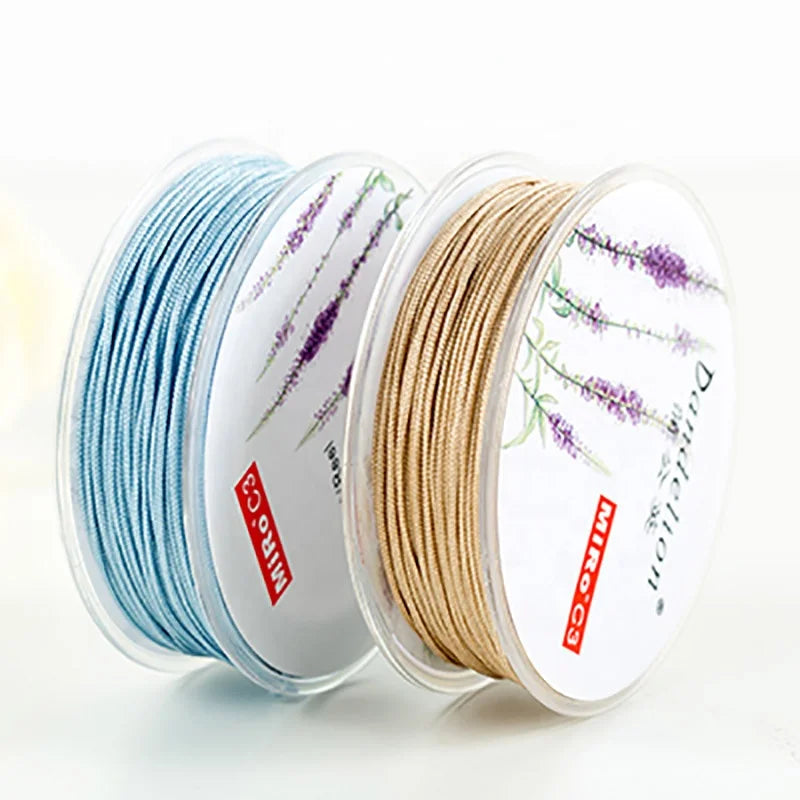 0.9mm Nylon Cord Jewelry Cord Jewelry Accessories Bracelet Necklace Material 21 Colors