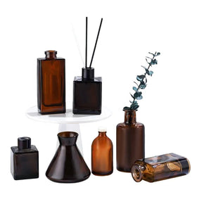 New Arrival Reed Diffuser Gift Set Luxury Home 150ml Perfume Oil Reed Diffusers 100ml 200ml Glass Fragrance Reed Diffuser Bottle
