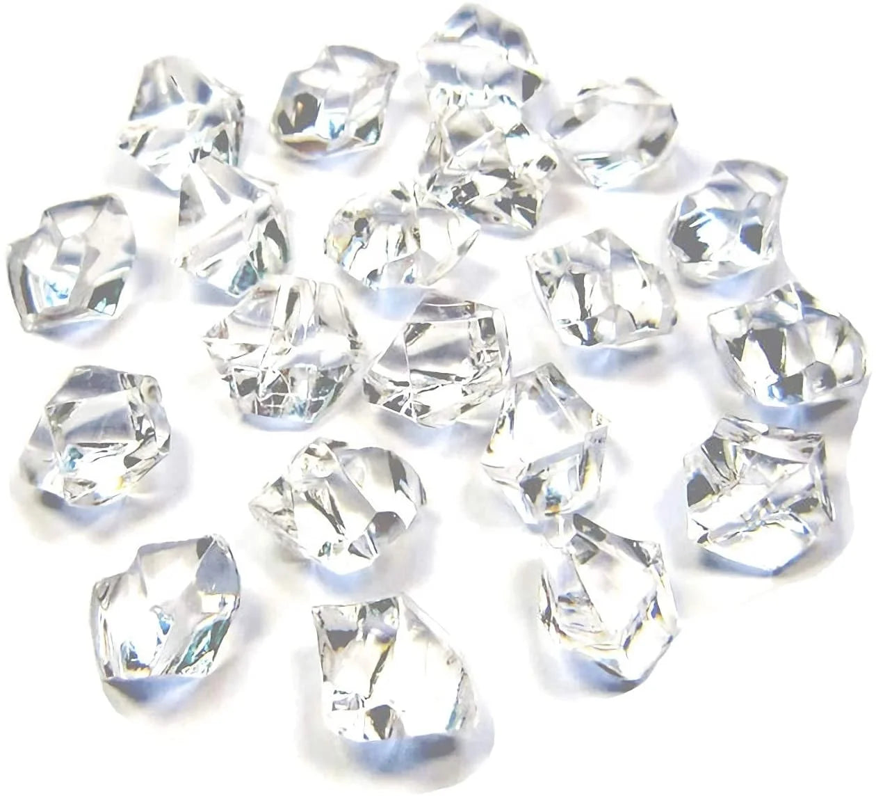 Clear Diamond Crystal Acrylic Gemstone Wedding Table Scattering Gemstone Christmas Party Decoration Bridal Vase Filler