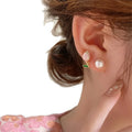 SongYi 2024 Alloy Tulip Pearl Stud Earrings Must-have Earrings for Fashionable Commuter Women