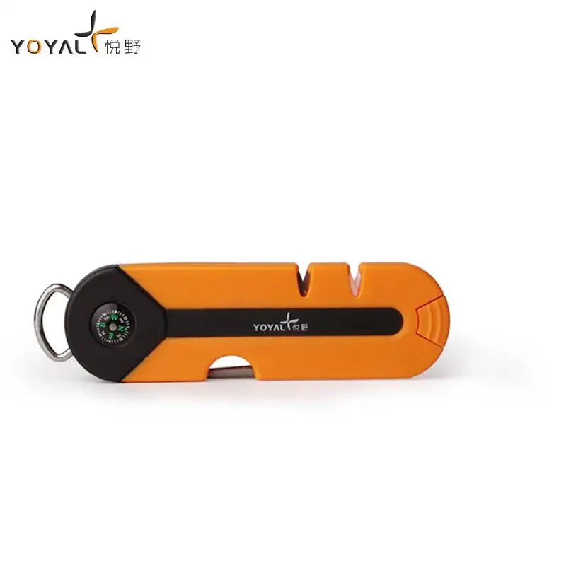 TY1808 Portable Knife Sharpeners Stainless Steel Folding Knife Sharpening for Outdoor Pocket Knives Equipment Yoyal TY1808
