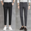 Comfortable Formal Wear Casual Fashion Trend Slim Fitting Classic Office Pants Men's Nine-minute Pants