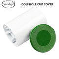 Konday Golf Putting Green Plastic Hole Cup Cover Cup Lid Tool Protect Green Hole