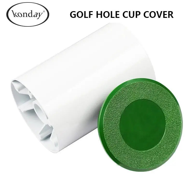Konday Golf Putting Green Plastic Hole Cup Cover Cup Lid Tool Protect Green Hole