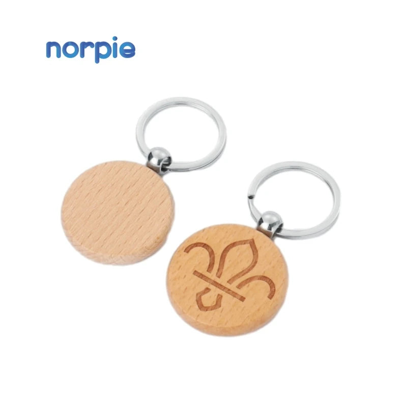 Online Shopping Blank Keychain Personalized Laser Engraving Blank Wooded Keychain