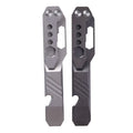 TC4 Titanium Alloy Crowbar Outdoor  Defense  Screwdriver Burning Titanium Pattern EDC Multi-function Tool