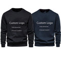 New Solid Color Pullover Men Casual Fashion Three-dimensional Embossed Sweatshirt