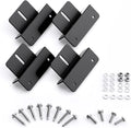 Black Z Brackets  4sets Solar Panel Mounting Bracket Z Shaped  BLACK or Solar Panels Mount  Supporting for RV Roof Boat Caravans