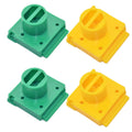 4PCS Beehive Ventilation Opening Window Bee Nest Door Disc Round Hive Entrance Yellow Beekeeping Tool Equipment for Beekeepers