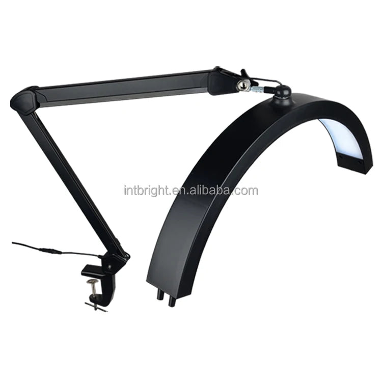 Nail Eyelash Extension Light Lamp for Tattoo Spa Salon Dimmable Half Moon Led Lamp for Lash Extension Lamp