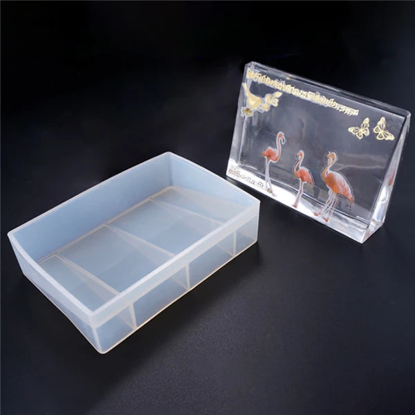C-0181 Rectangular jewelry Resin Epoxy Molds phone frame resin mold for table decoration