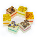 Natural Handmade Soap Petal Facial and Body Whitening Cleaning Soap Dried Flower Bath Soap Bar