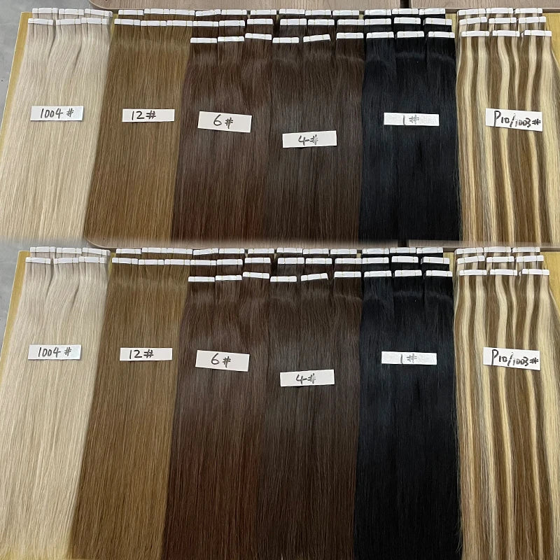 Wholesale Injection Tape in Hair Remy Human Hair Extension Vendors Vendors 12a Tape in Hair Extensions Remy