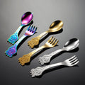 Food Grade Stainless Steel 18/8 Toddler Utensils Baby Forks and Spoons Silverware Kids Cutlery Set 1006230