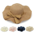 Summer Fashion Wide Brim Women's Hat Sun Caps for Travel Beach Hats for Girls Summer Straw Hat With Bow