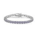 Fengzuan Hip Hop Jewelry 925 Sterling Silver 3mm 4mm 5mm Moissanite Diamond Bracelet Moissanite Tennis Chain