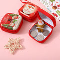 Factory Price Christmas Gift Box Iron Storage Case Merry Christmas Decoration New Year Wholesale Package Case Square Empty Box