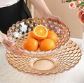 Red Cherry Creative Nodern Living Room Household Snacks Food Fruit Storage Glass Plates Decorative Tray