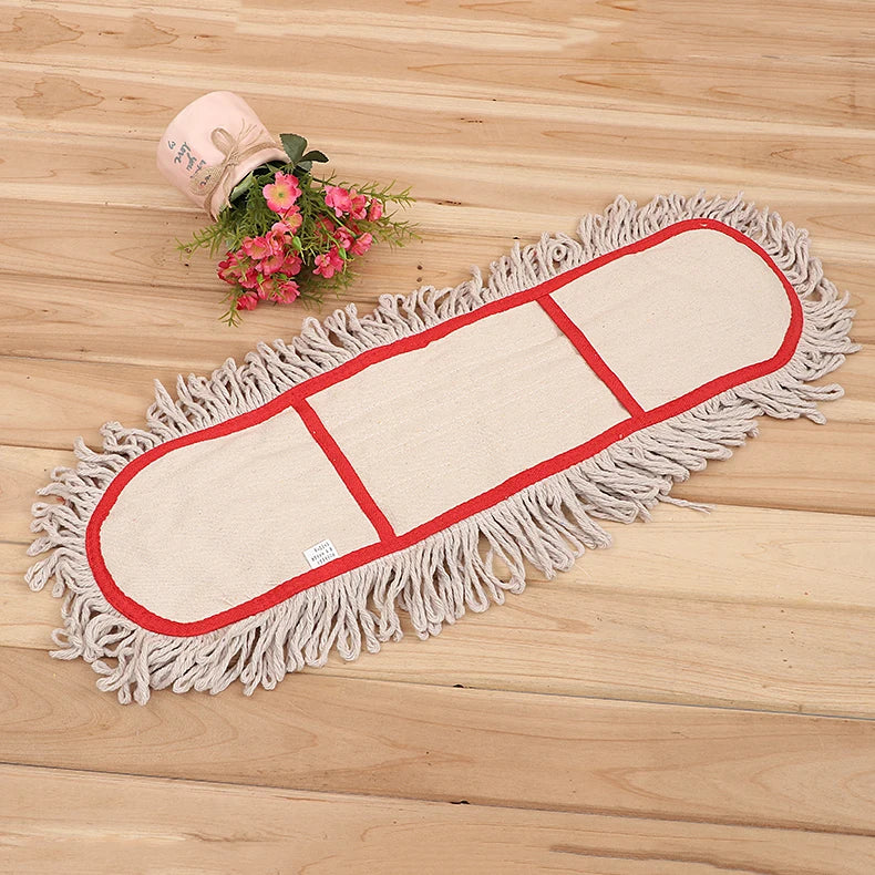 MSJ New Oriental Custom Oil Flat Church Mop Head Refill Collapsible and Replaceable Cotton Yarn for Floor Cleaning
