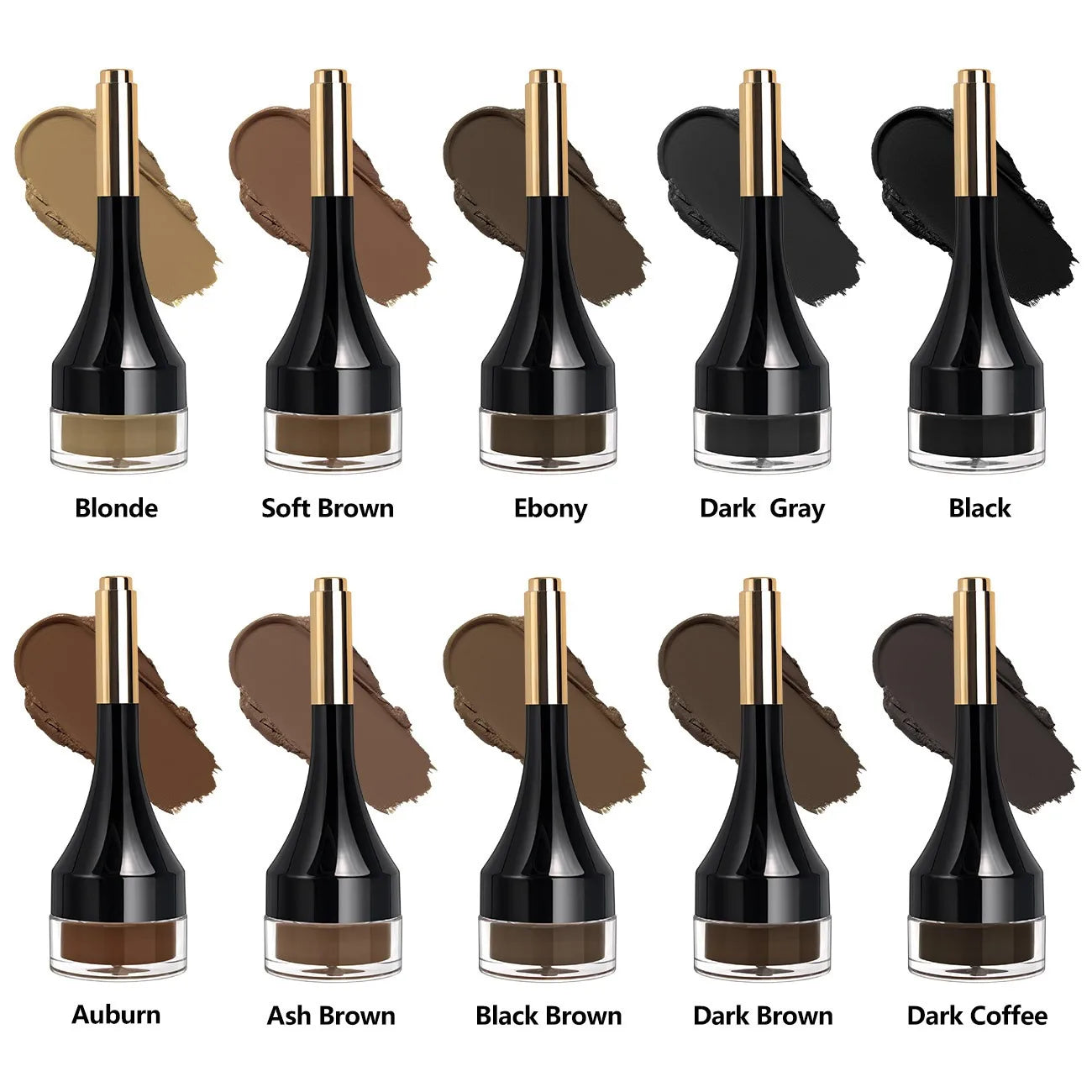 Natural Waterproof Brow Pomade Eye Brow Cream Create Your Own Brand Eyebrow Enhancers Private Label Long Lasting Eyebrow Cream